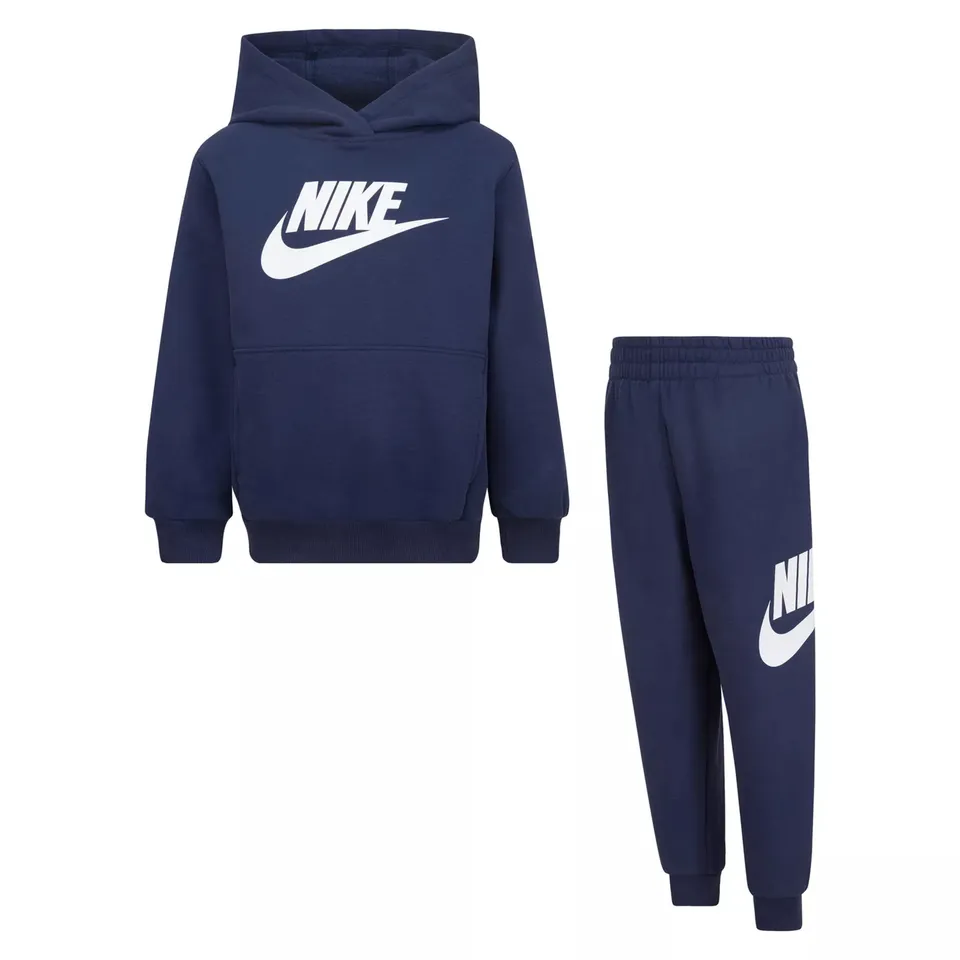 Nike Club Fleece tuta bimbo blu felpa cappuccio