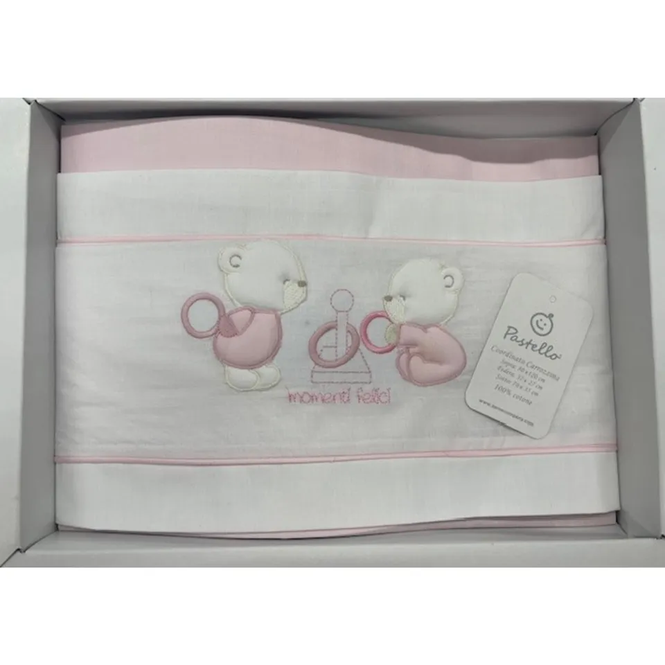 Set 3 lenzuola maxiculla con ricami femmina