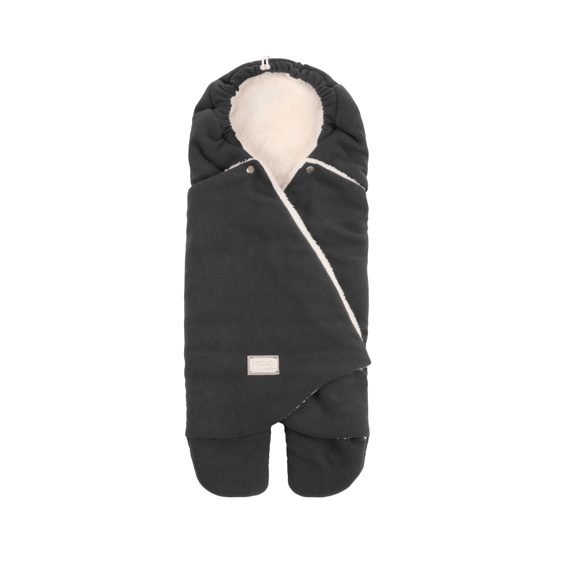 Cuddle 9100 copertina neonato antracite panna con gambe