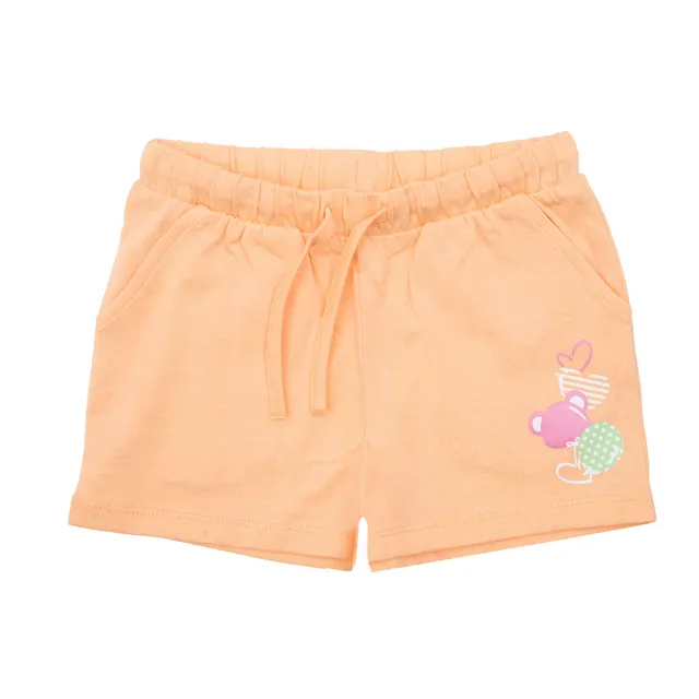 Short bimba pesca con tasche elastico