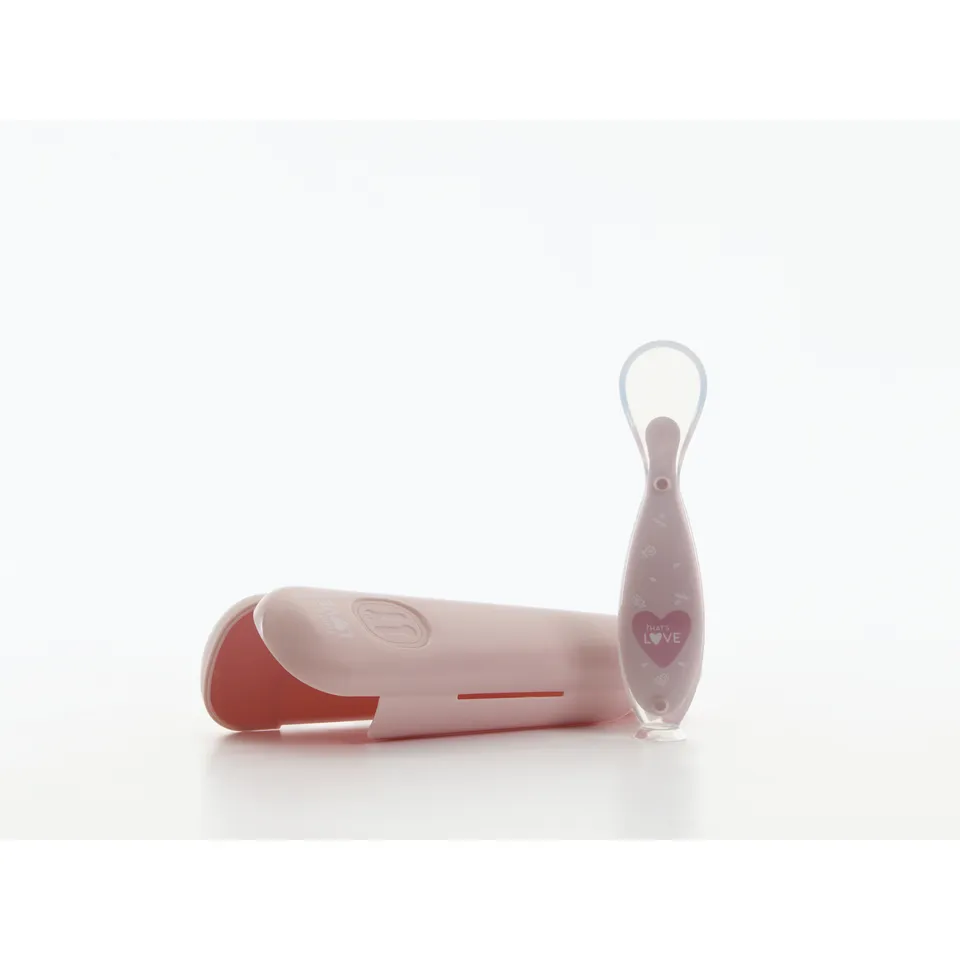 That's Love Cucchiaio Silicone Rosa 6M+ con Ventosa