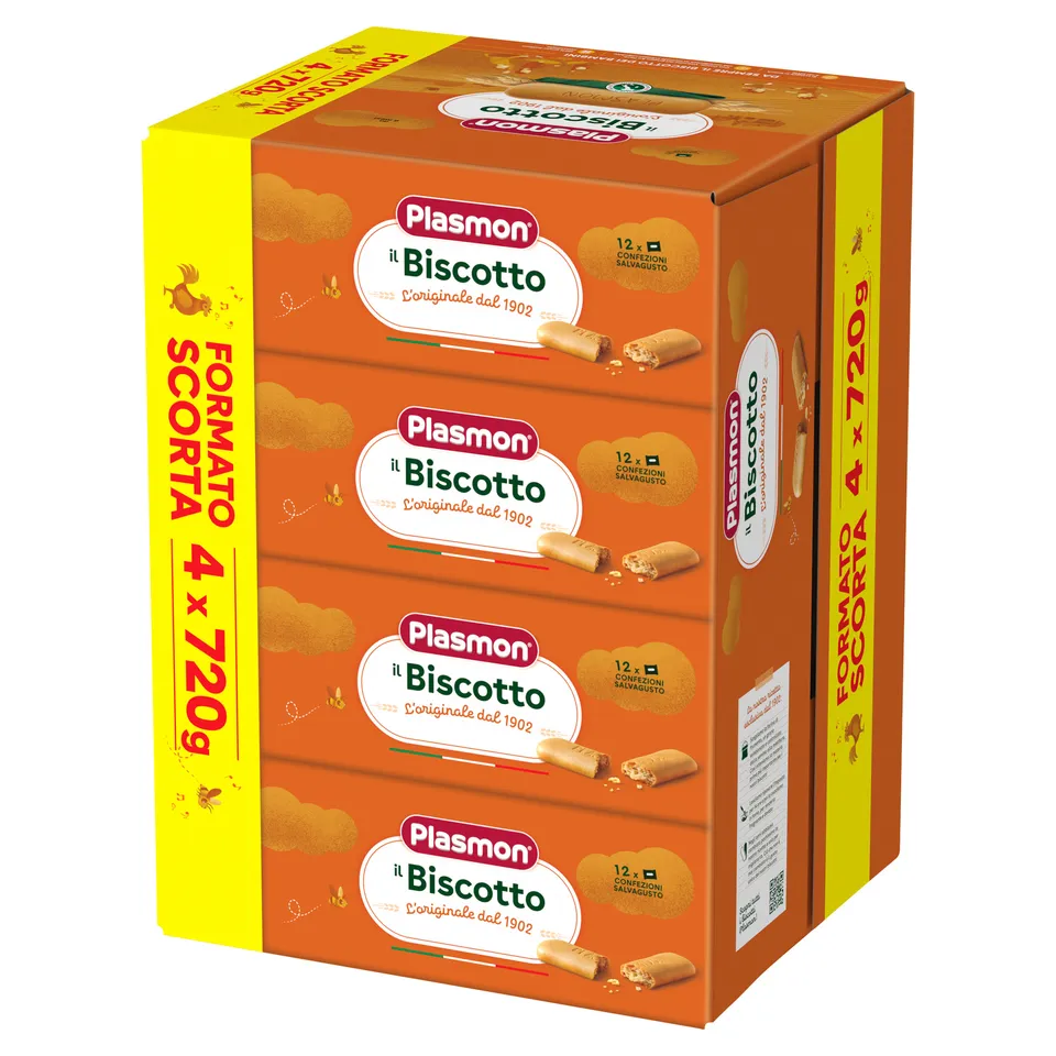 Plasmon Biscotto Granulato 4x720 g dai 6 Mesi