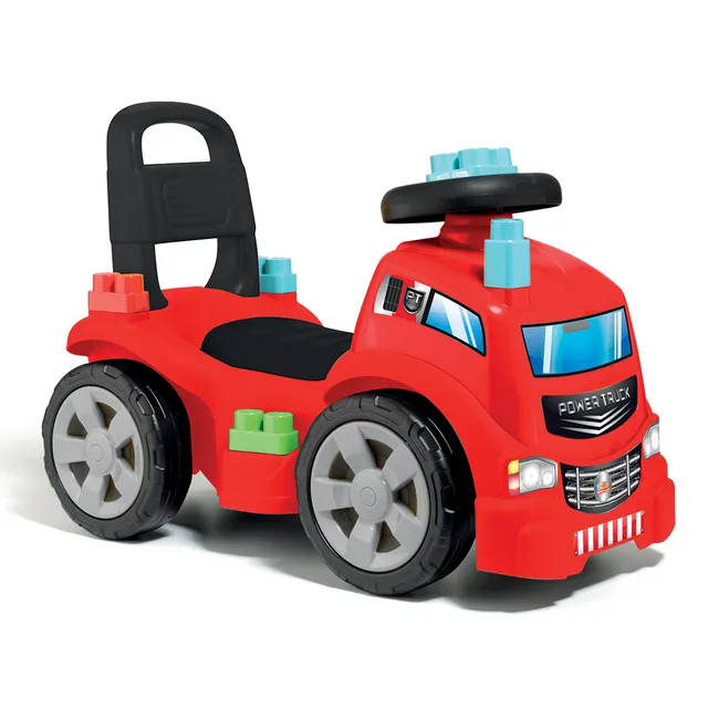 Baby Smile Avventure su Ruote Camion Cavalcabile 3 in 1 con Blocchi