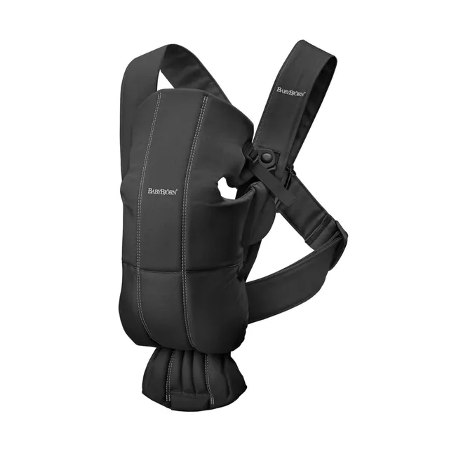 BabyBjörn Marsupio Mini Marsupio Cotone Nero 0-12 mesi