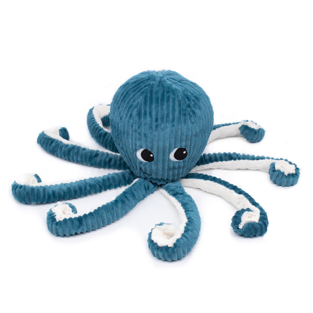 Les Déglingos Ptipotos Filou peluche polpo blu