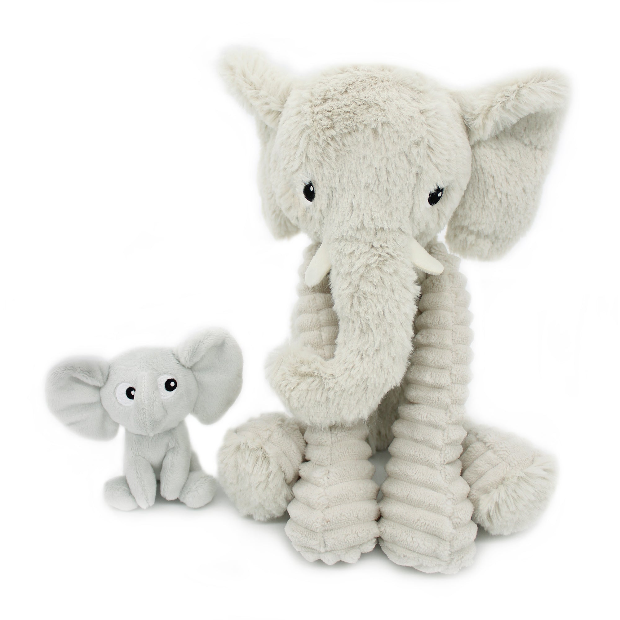 Les Deglingos Ptipotos Dimoitou peluche elefante grigio 35 cm