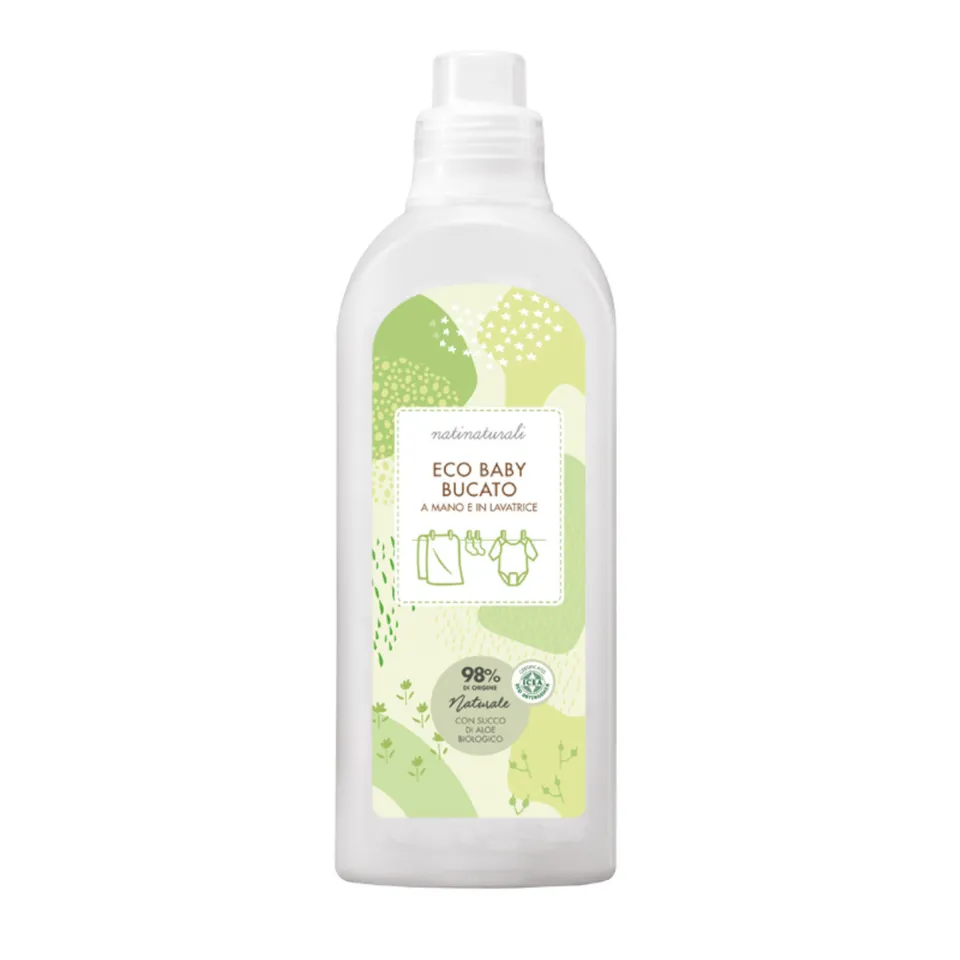 Ecobaby Nati Naturali detersivo bucato neonato 1000 ml ecologico