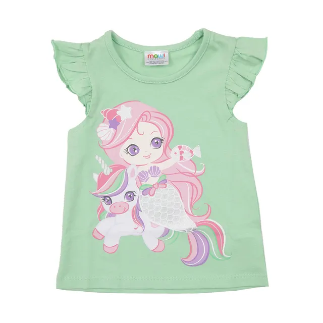 Toys Center Baby Canotta Bimba Verde Sirena Unicorno