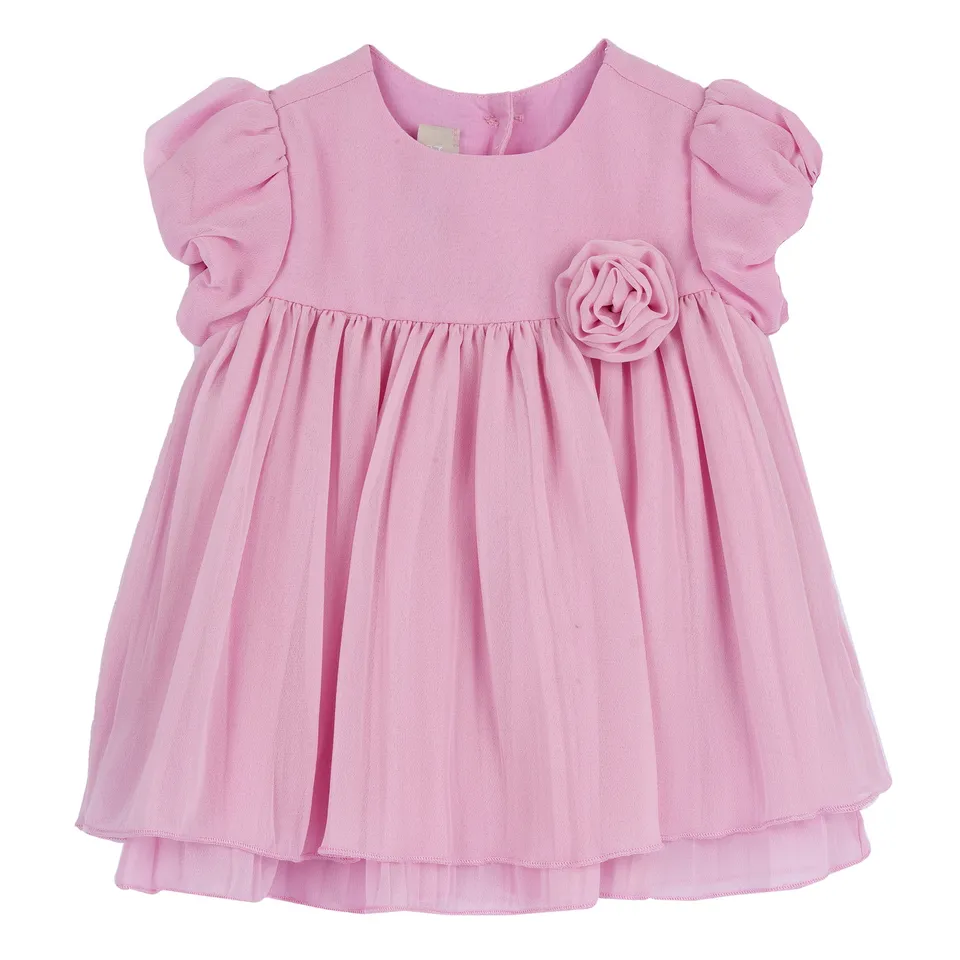 Chicco vestito neonata maniche corte elegante leggero