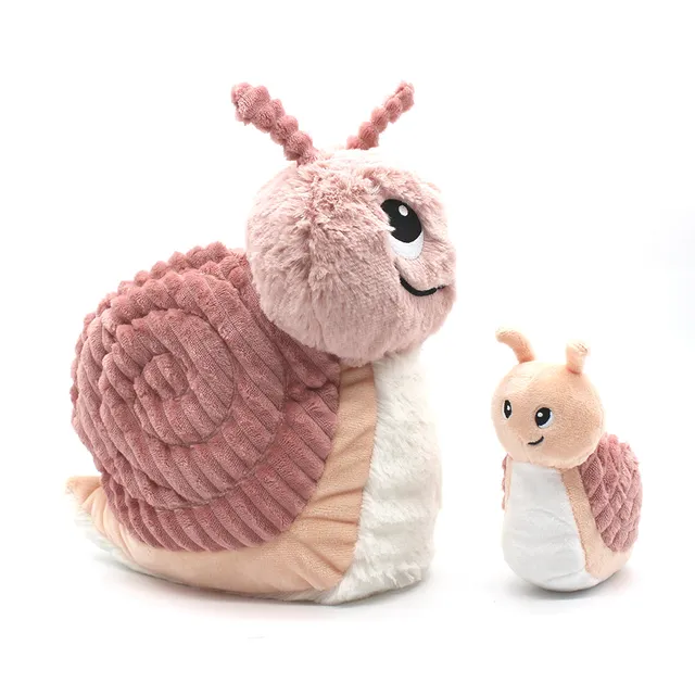 Les Deglingos Ptipotos Speedou Lumaca Peluche Rosa Mamma Bebè