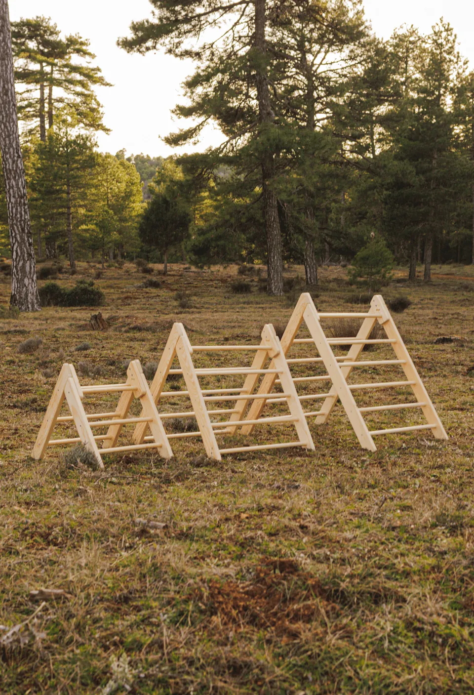The Dida Triangolo Pikler Gioco Legno Naturale