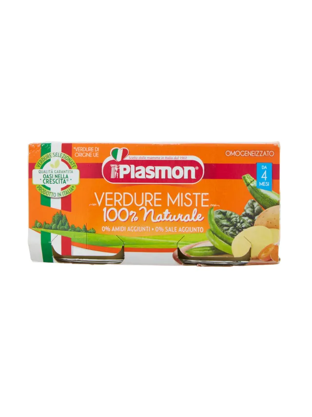 Plasmon Verdure Miste Omogeneizzato 2x80g senza sale
