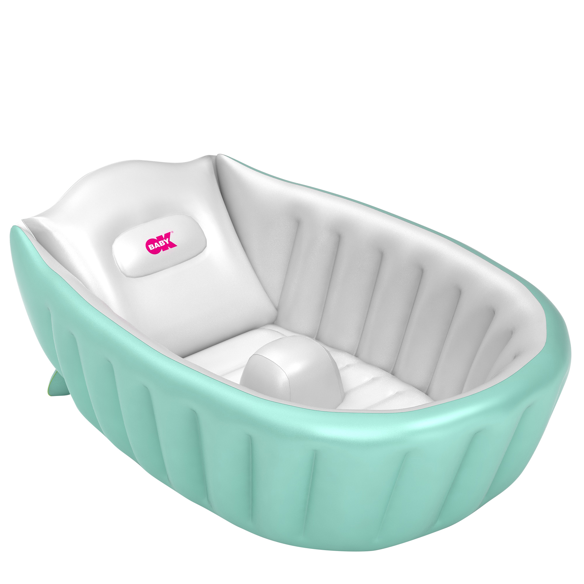 OK Baby Onda Baby Soft vaschetta gonfiabile azzurra 0-12 mesi