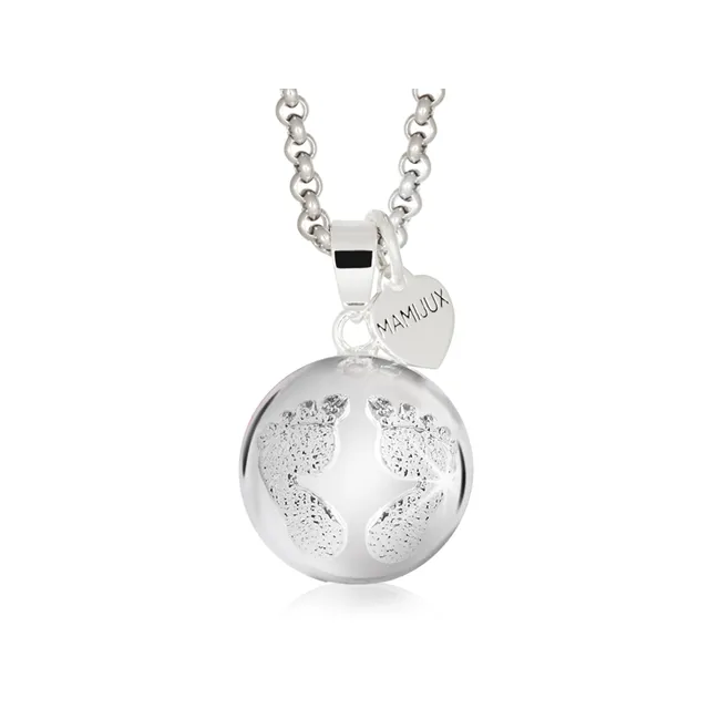 Mamijux Collana Chiama Angeli Piedini Argento 110 cm