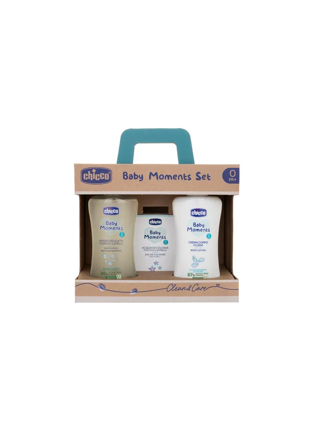 Chicco Baby Moments Set Bagno 3 Pezzi Delicato