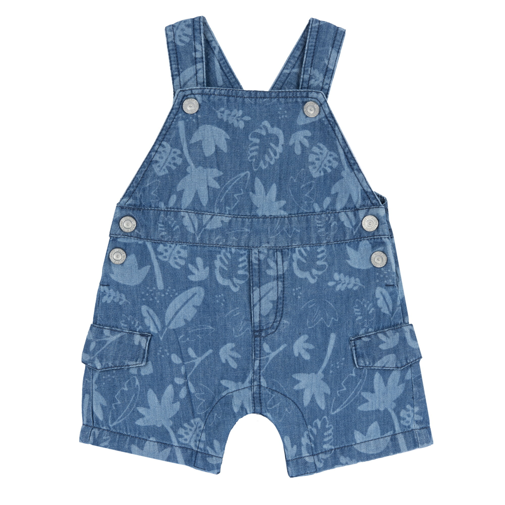 Chicco Salopette Neonato Cotone Effetto Denim