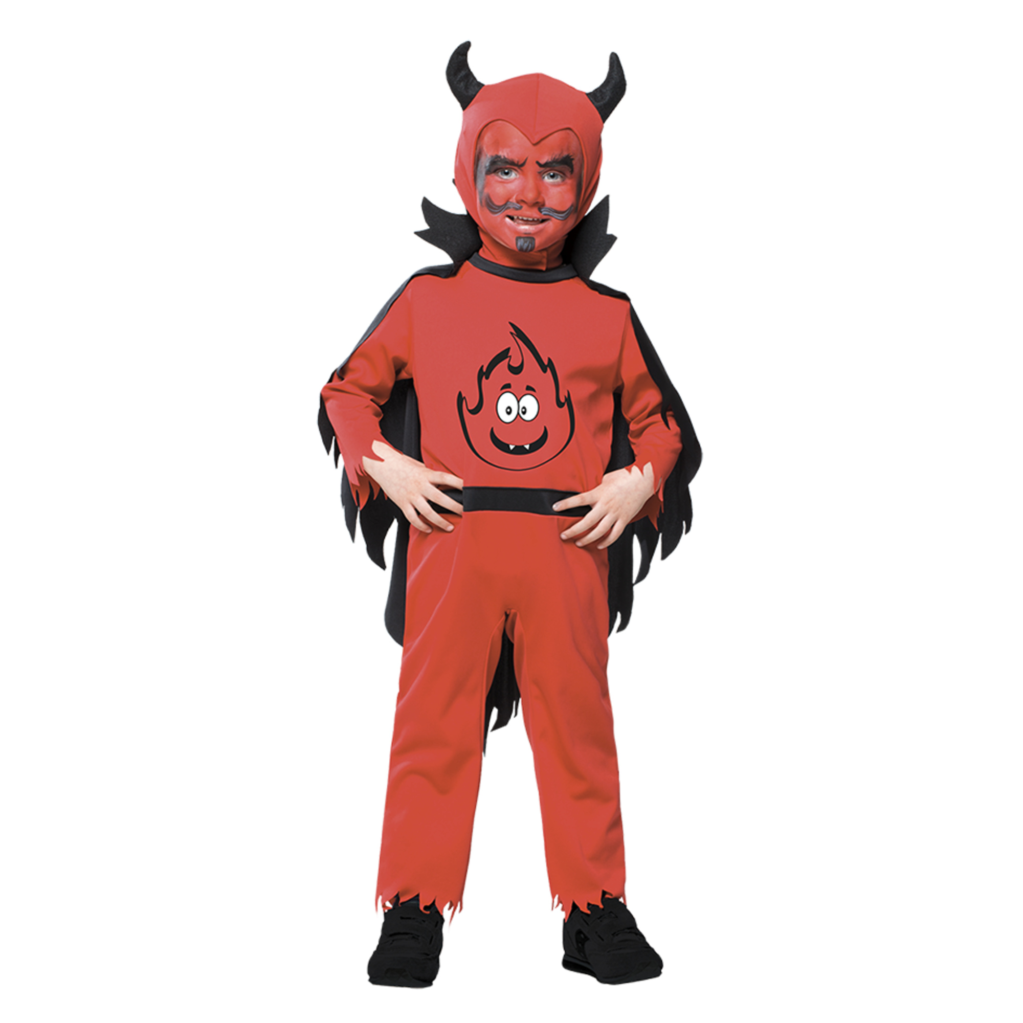 Costume Diavoletto Baby Halloween Jersey 3 Pezzi