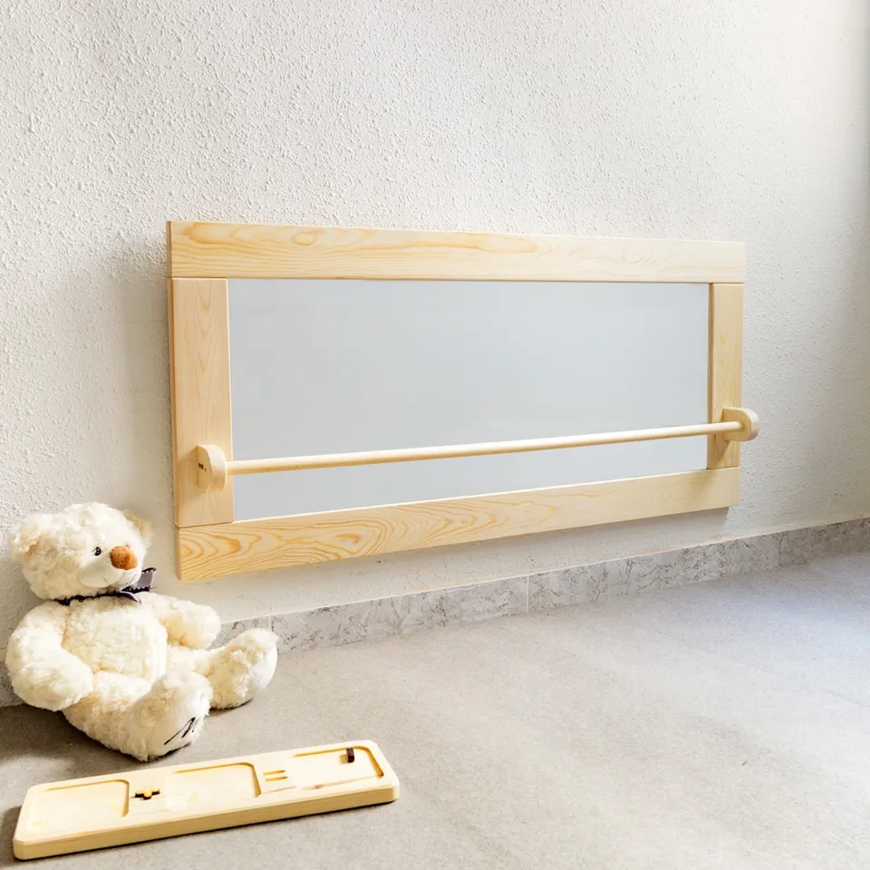 The Dida Specchio Montessori legno naturale grande