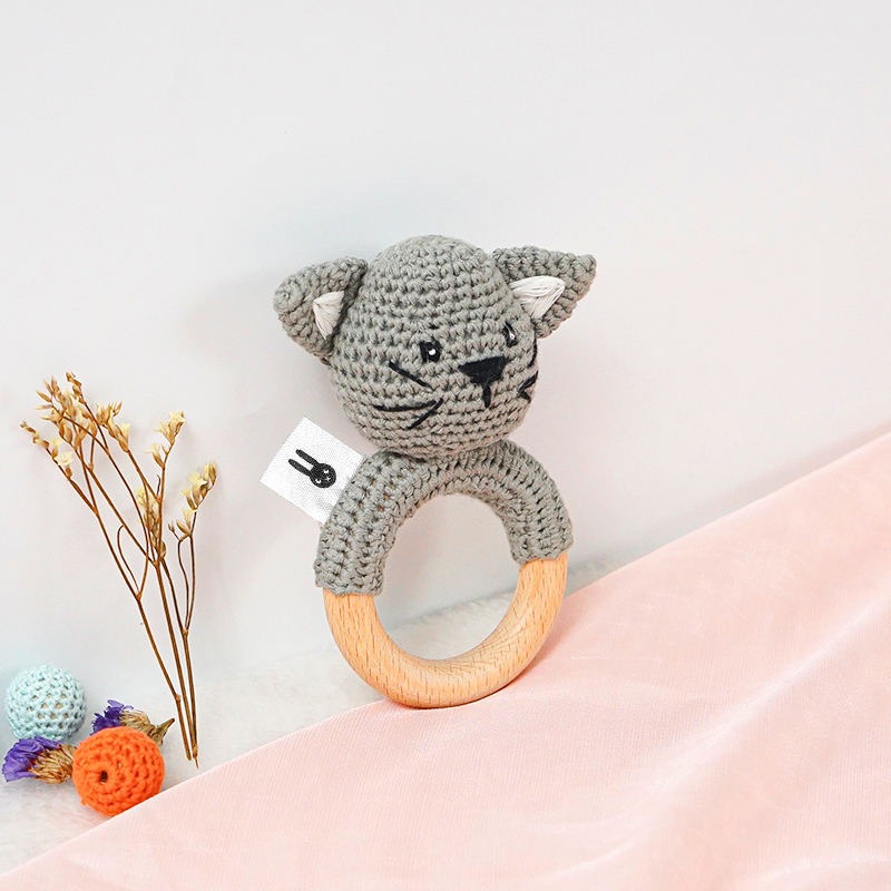 Piccoli Toys Romeo sonaglio uncinetto gatto in cotone