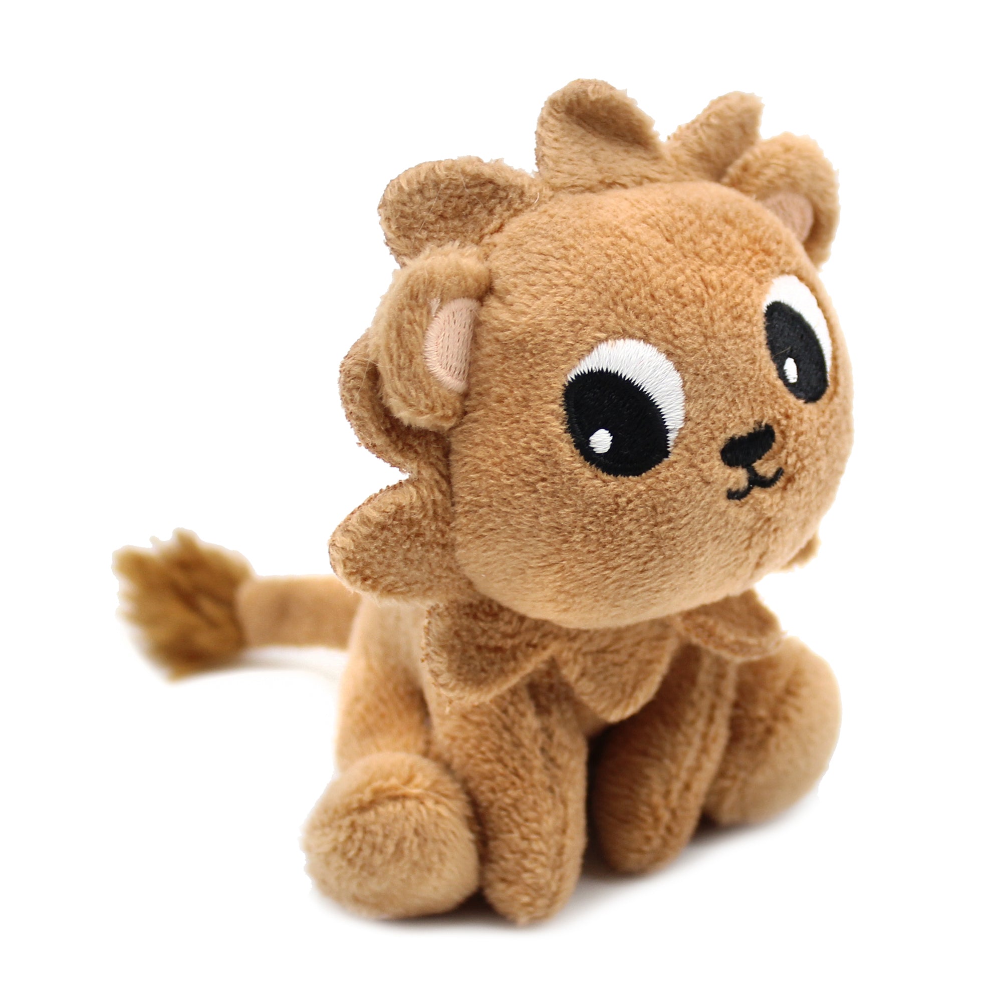 Les Deglingos Graou peluche leone marrone papà e bebè