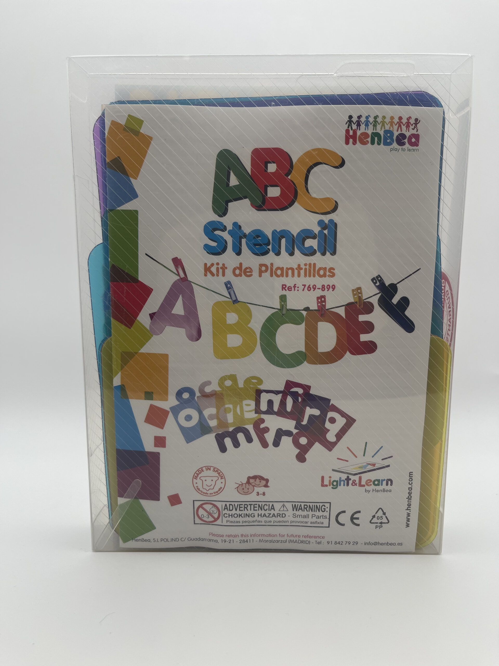 The Dida stencil lettere traslucide minuscole 28 pz valigetta