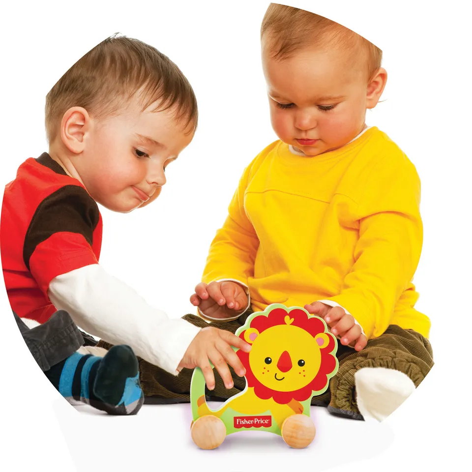 Baby's Clan Primo Leone gioco in legno con ruote