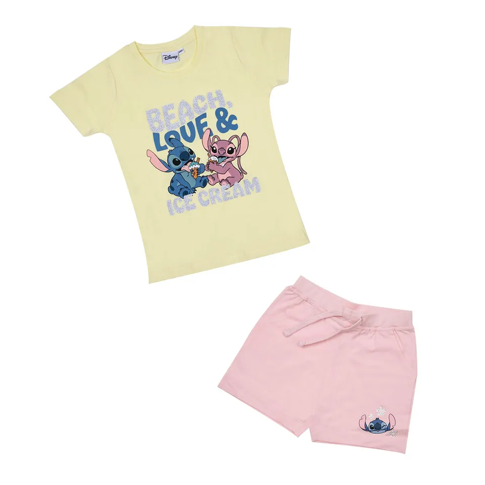 Toys Center Baby Lilo e Stitch set bimba 2 pezzi giallo rosa