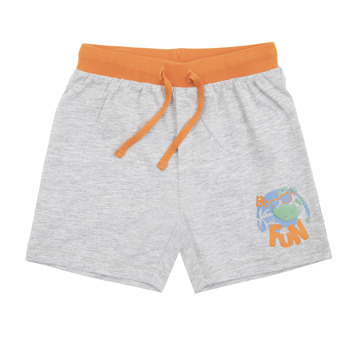 Toys Center Baby short jersey bimbo grigio arancio dino