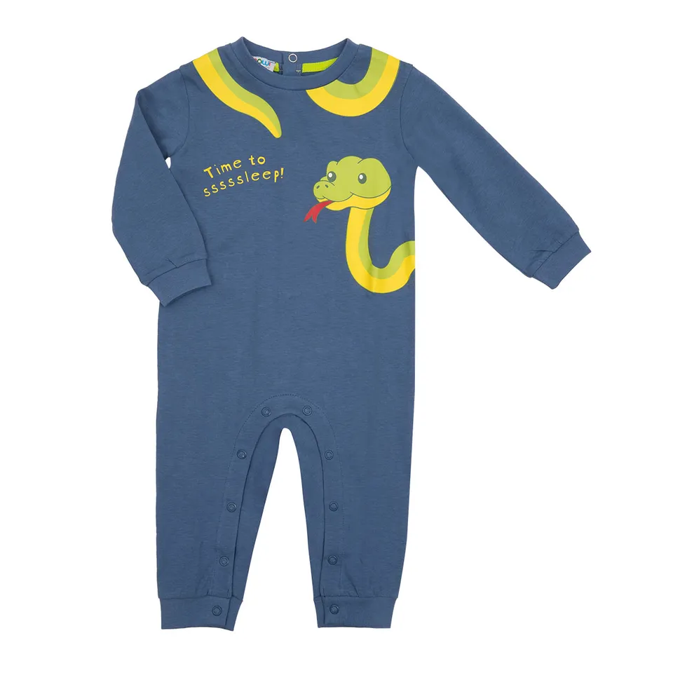 Pigiama Intero Bimbo Blu pigiama serpente senza piedino