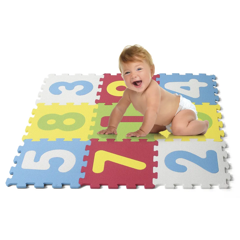 Tappeto Puzzle Numeri 9 Pezzi EVA 32x32 cm