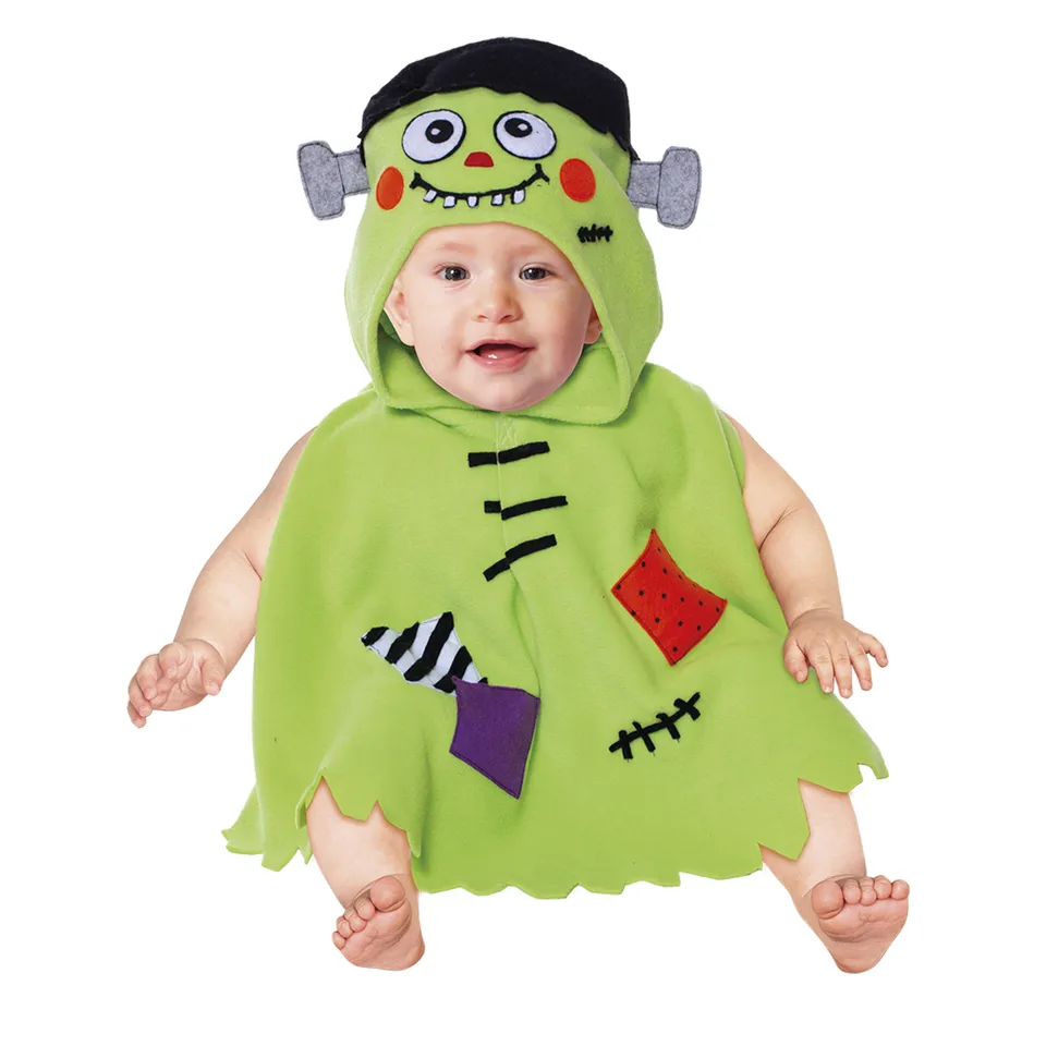 Costume Fantasma Mantellina Bimbo Poncho Velluto