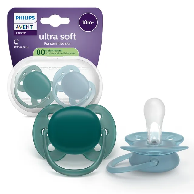 Philips Avent Ultra Soft succhietti 18m+ blu set 2 pezzi