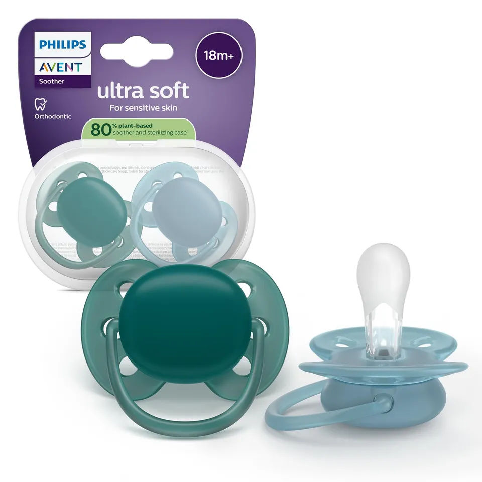 Philips Avent Ultra Soft succhietti 18m+ blu set 2 pezzi