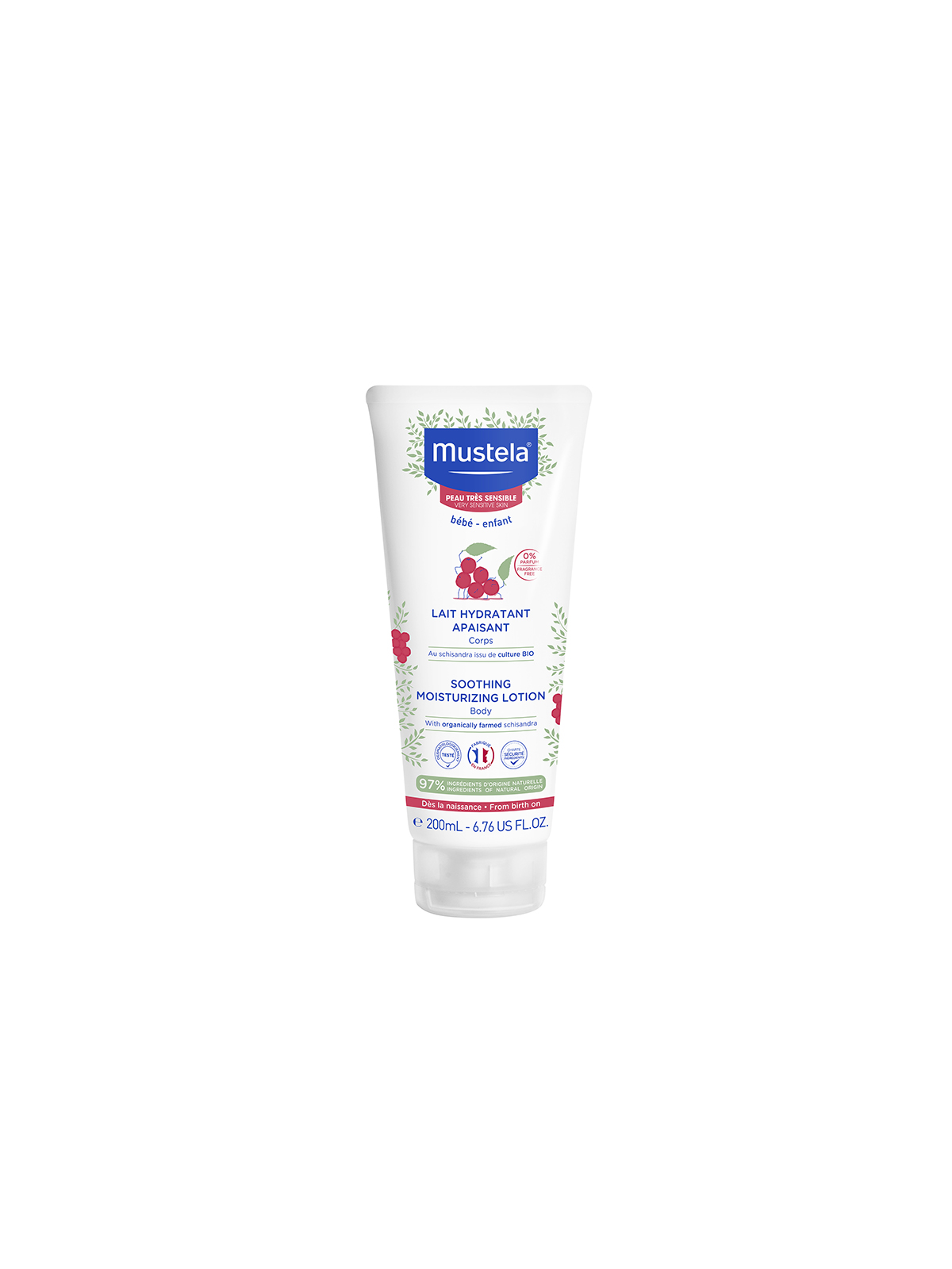 Mustela Latte lenitivo corpo 200 ml pelle sensibile