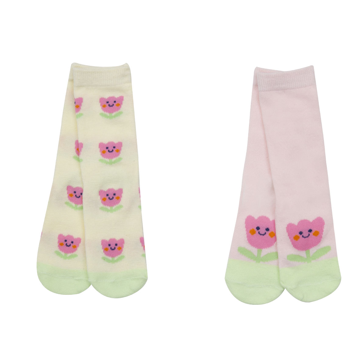 Toys Center Baby Calze Antiscivolo Bimba Fiori 2 Paia