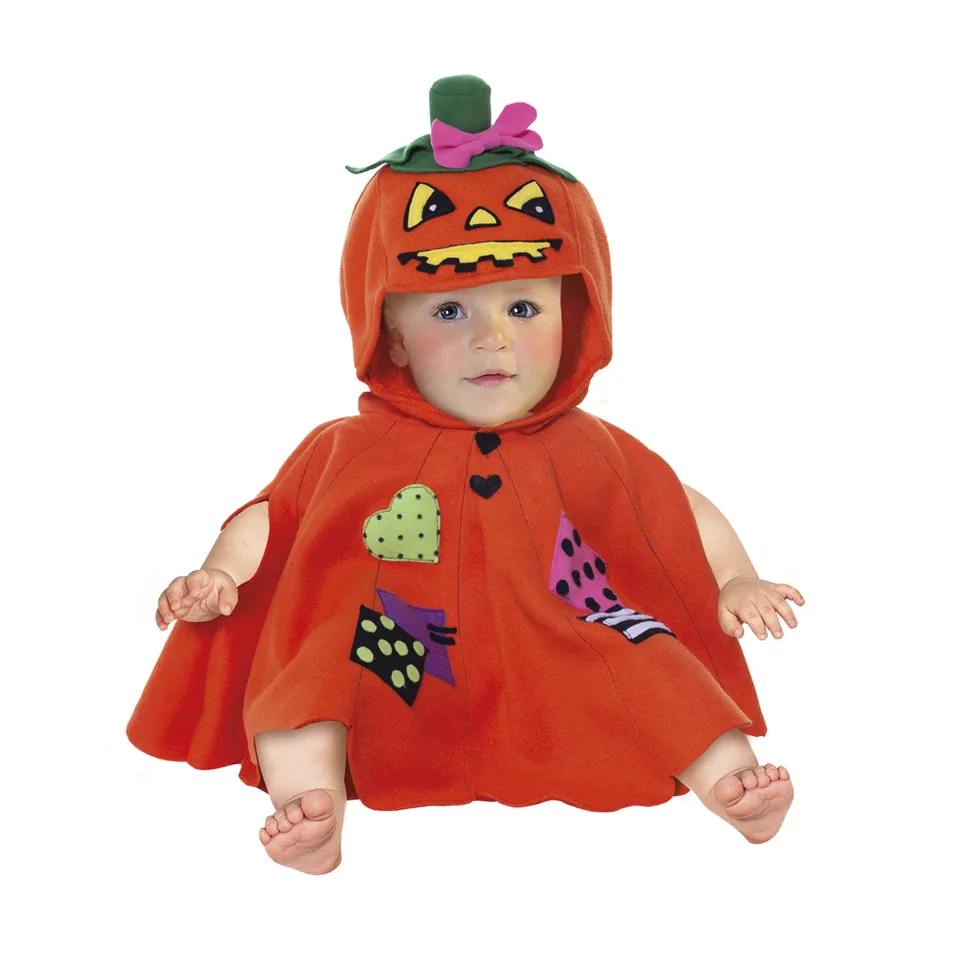 Toys Center Baby zucchetta mantellina halloween velluto ricamato