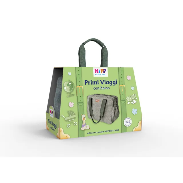 Hipp Primi Viaggi cofanetto viaggio con zaino pelli sensibili