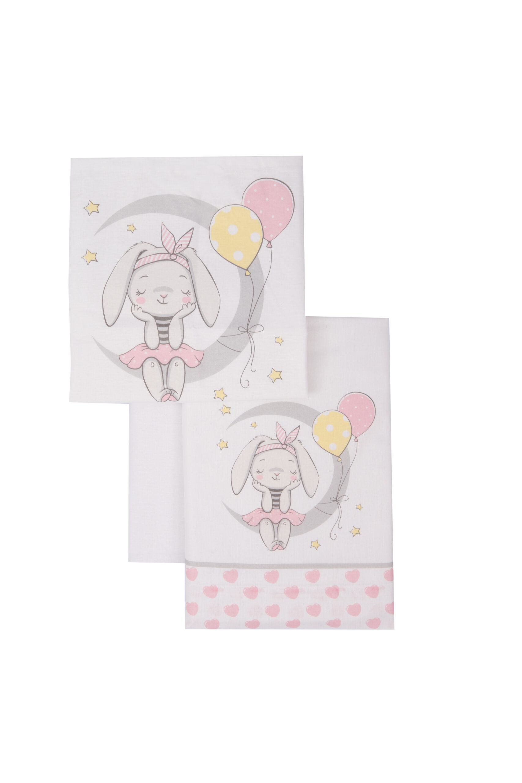 Mawi Dream Set Lenzuola Lettino Rosa Coniglietto 3 Pezzi