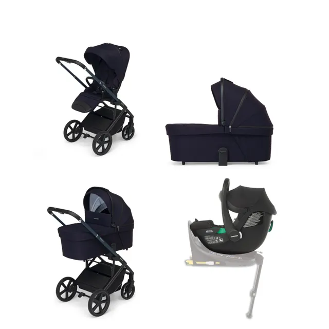 Foppapedretti TicToc Pro Disk Infant passeggino trio Midnight