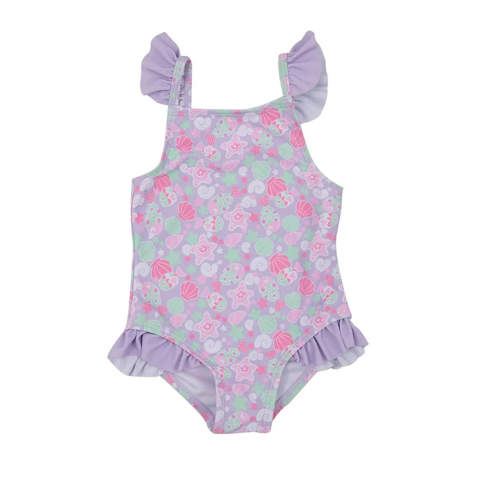 Toys Center Baby Costume Intero Bimba Lilla Marino Frill