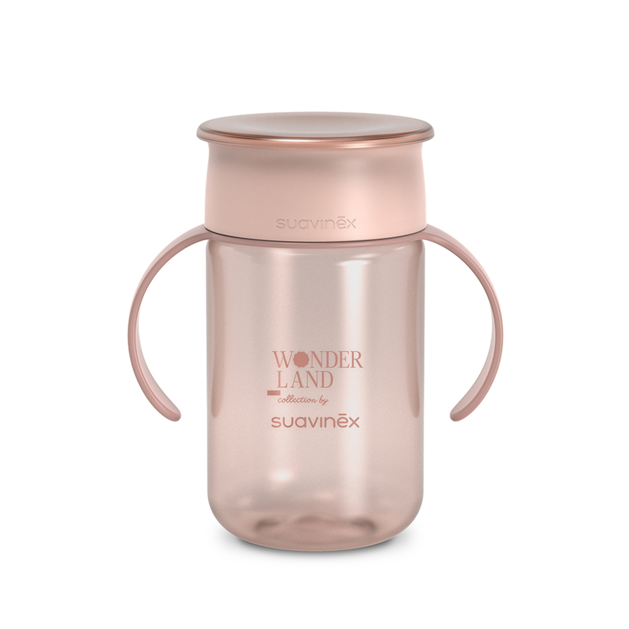 Suavinex Wonderland 360° tazza 340 ml rosa 12m+