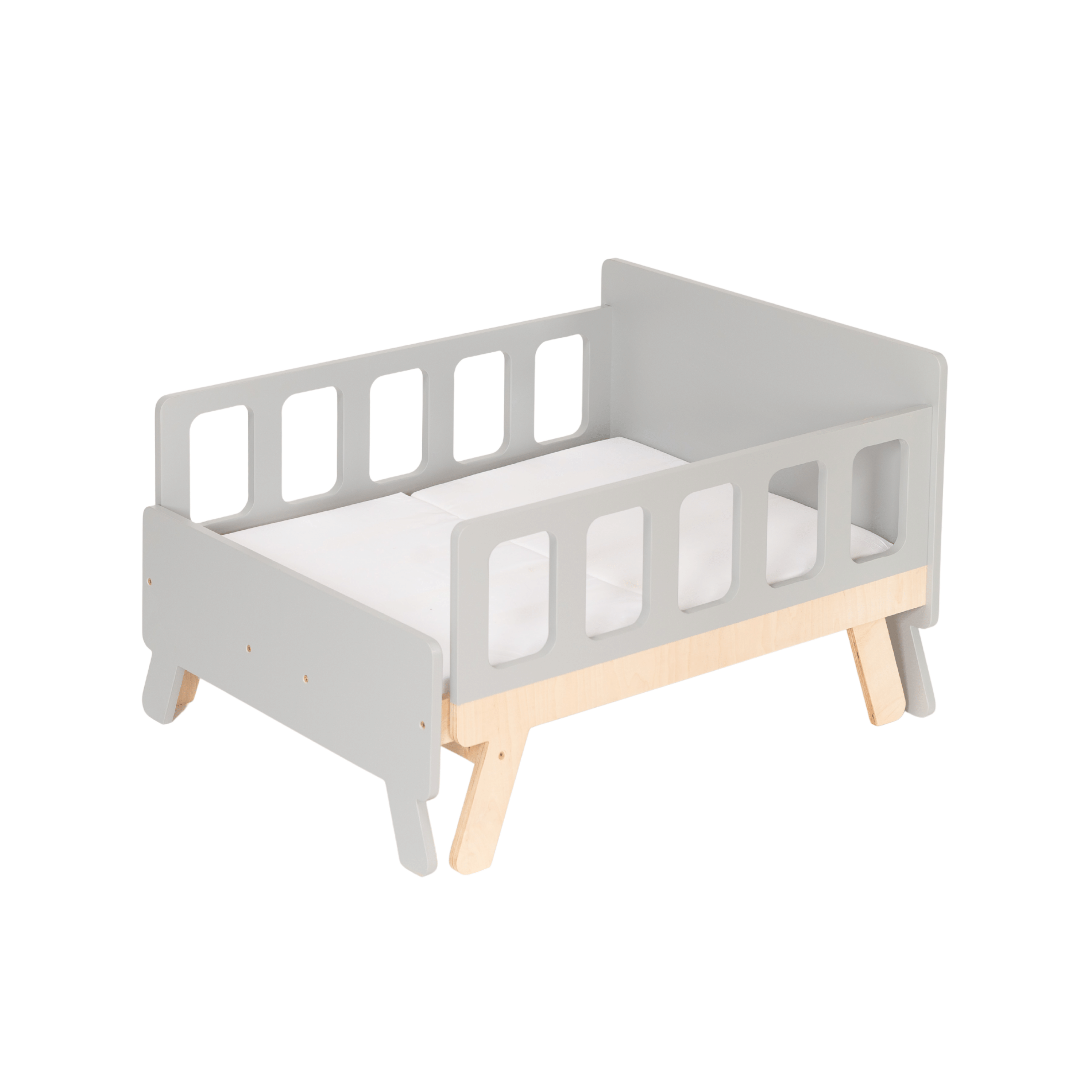 The Dida Creciente lettino montessori grigio materasso