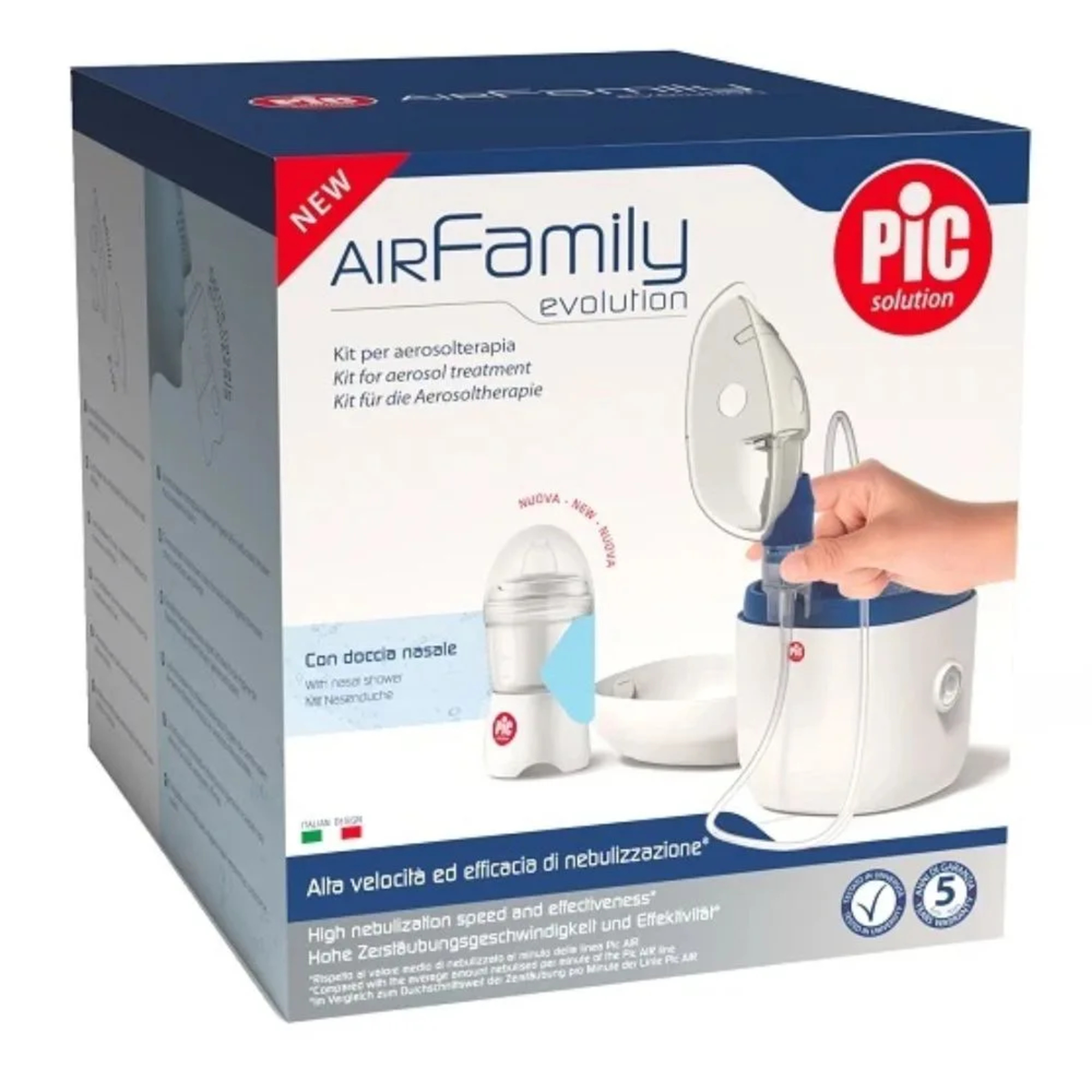 Pic AirFamily Evolution apparecchio aerosol a pistone