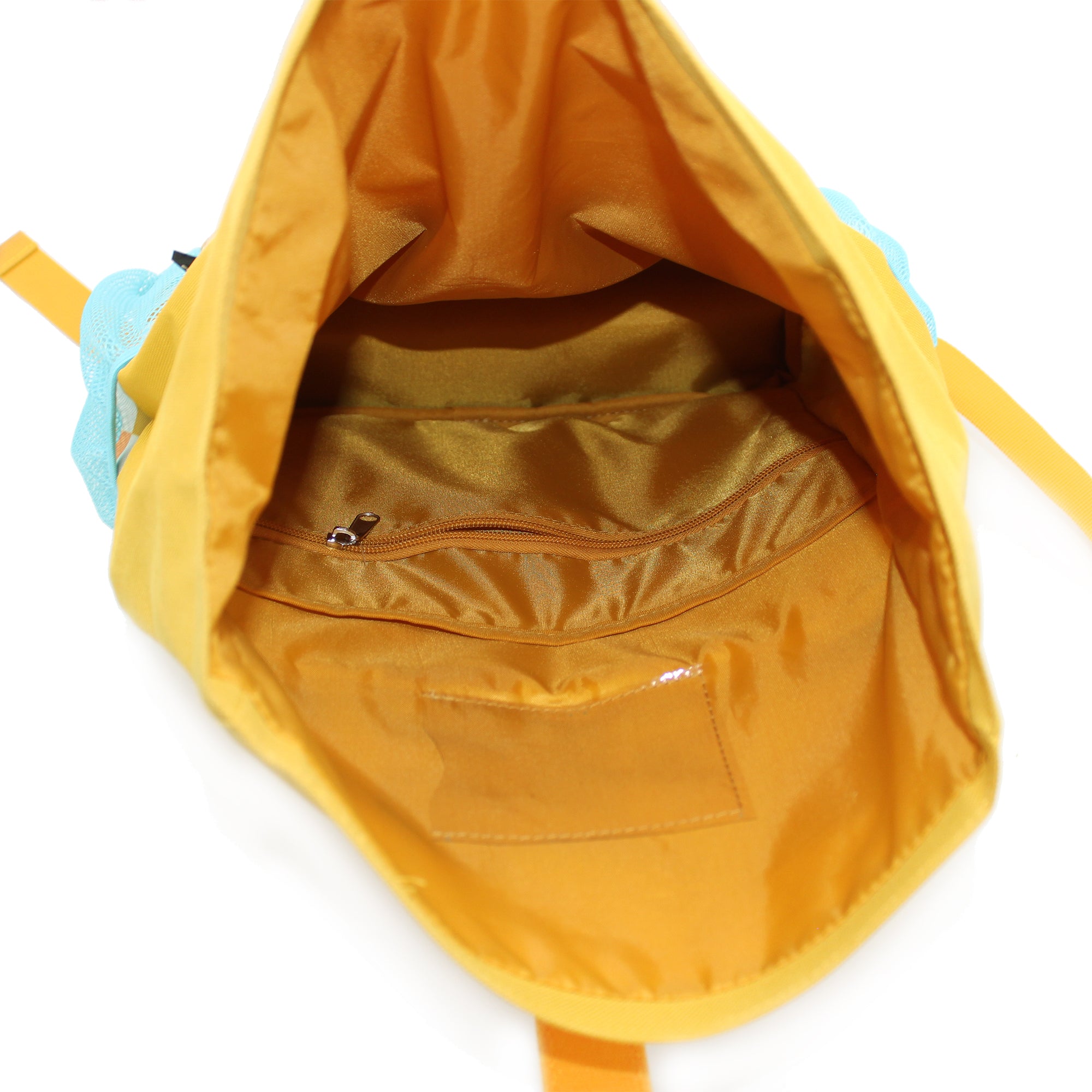 Les Deglingos Cyranos zaino rolltop volpe giallo senape