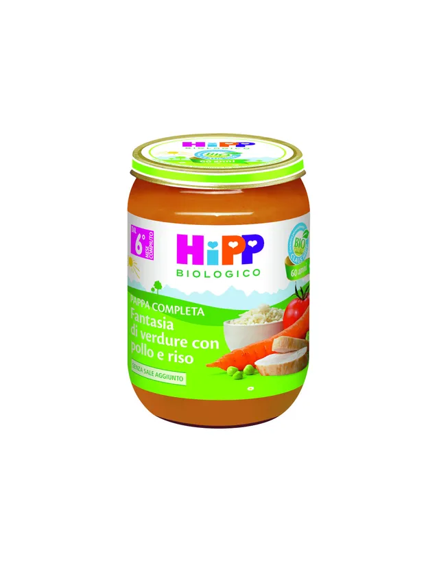 HiPP Pappa Pronta omogeneizzato pollo e riso 190g bio