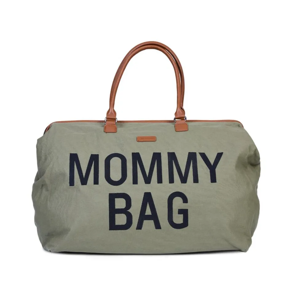 Childhome Mommy Bag borsa cambio kaki grande