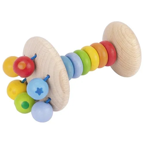 The Dida Arcobaleno Sonaglio Legno Elastico Neonato
