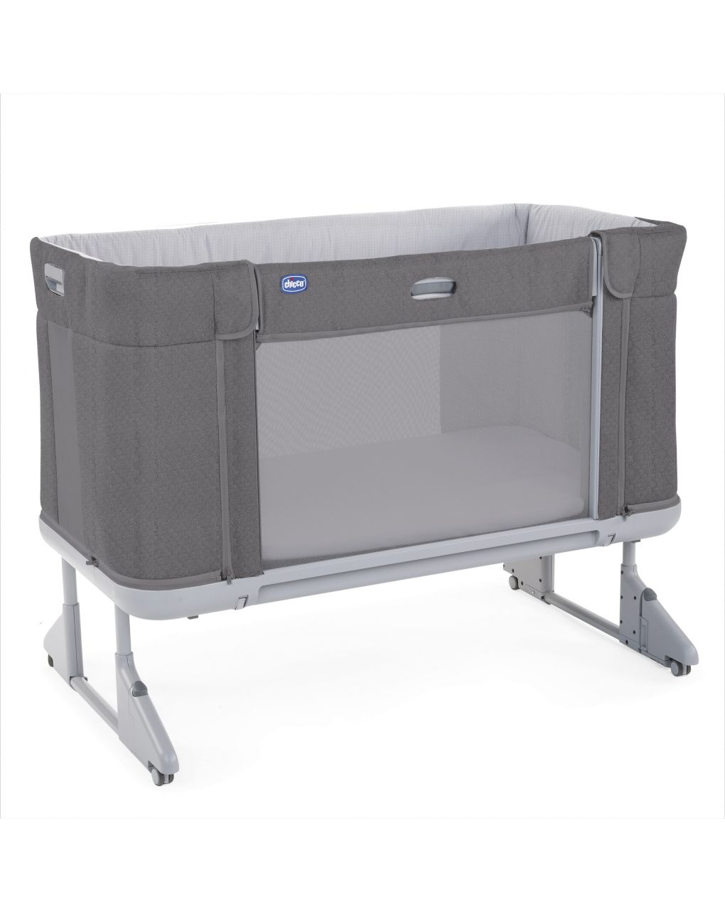 Chicco Next2Me Forever culla Moon Grey fianco letto