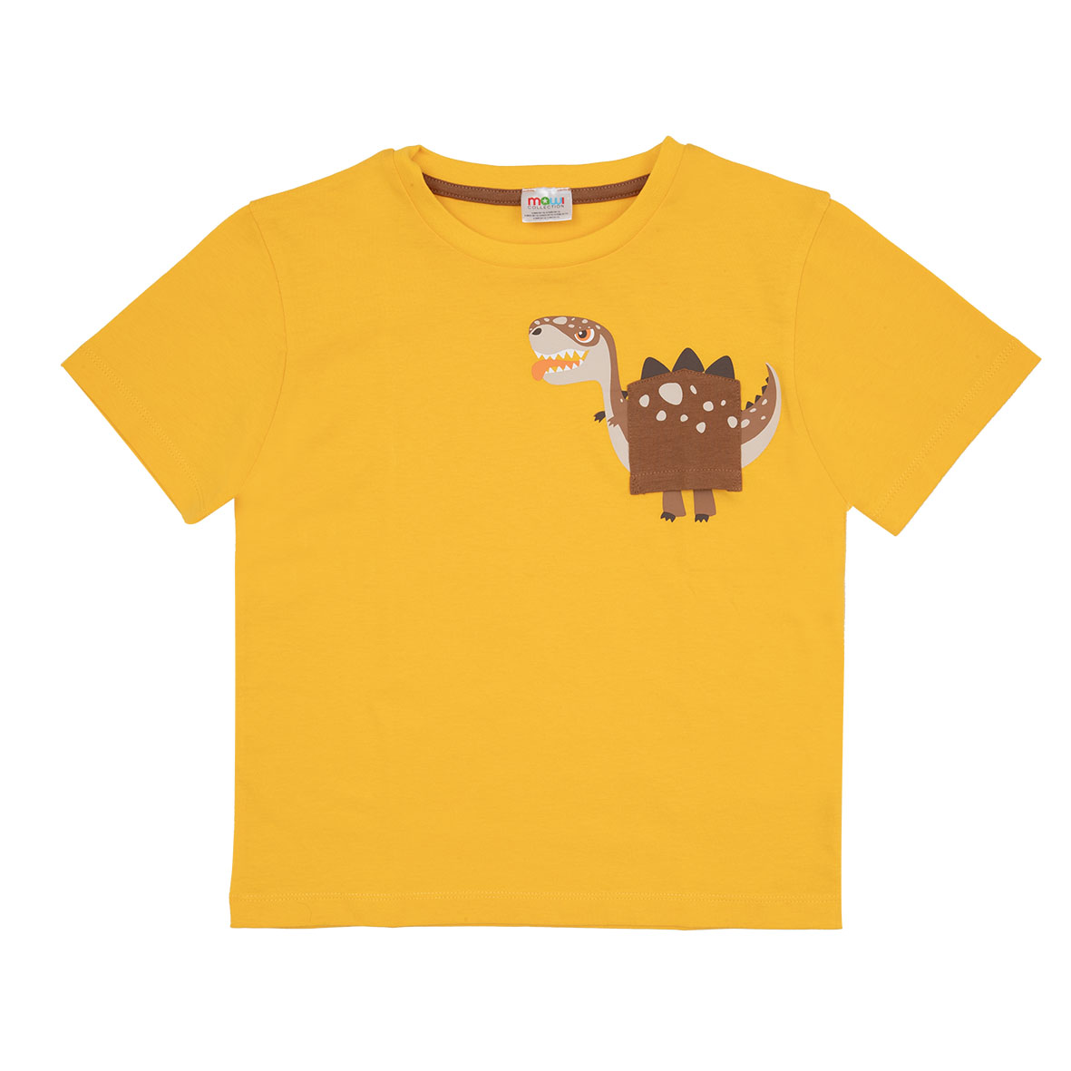 Toys Center Baby t-shirt bimbo gialla dinosauro maniche corte