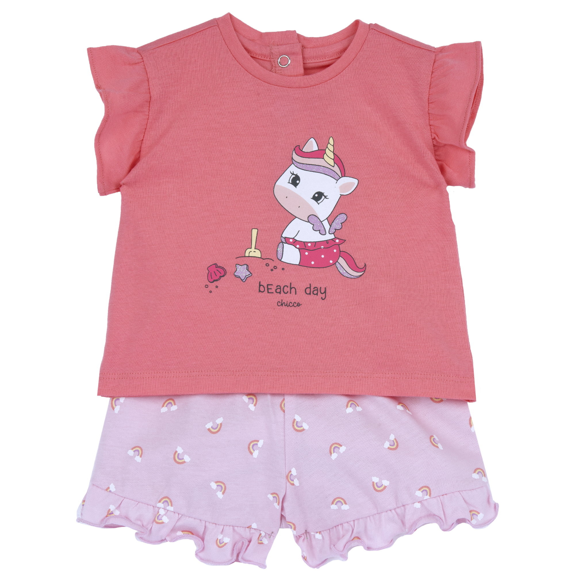 Chicco Completo maglietta e pantaloncini bimba